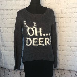 Delia’s “Oh Deer” holiday sweater